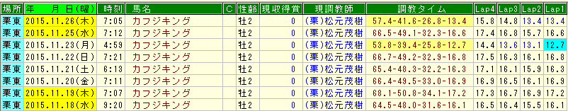 カフジキング調教 (6)